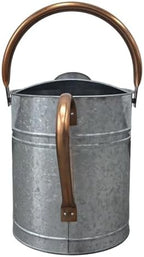Plexon Large Metal Watering Can Outdoor 2 Gallon - Flower Plant Gardening Garden Watering Can Pot, Bronze Galvanized Steel Handles and Removable Spray Spout, Silver - Image 5