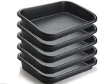 5 Pack Plant Potting Tray- Multifunctional Garden Tidy Tray, 17"x12", Black by RooTrimmer