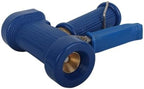 Hose Nozzle, Copper Spray Head with On Off Handle for Cleaning Kitchen Garage Floors Driveway Cement Road, G1/2" Thread Watering Plants (C blue gusset spray gun (4 minutes inner tooth) - Image 6