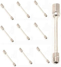 10pcs Brass Flexible Mister Nozzle Extensions for Outdoor Garden Cooling 1/8" & 3/16" Mist Rods 20cm (7.8In) Humidification Spray Accessories by Unknown
