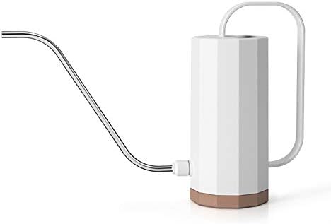 Fashion Long Spout Watering Can for Indoor Outdoor Plants 1.8L Watering Pot (White) by Layboo