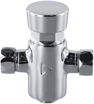 Self-Closing Heavy Duty Shower Valve, Chrome Timed Non Concussive Exposed Shower Valve for Gym Pool Schools Brass Construction - Image 2