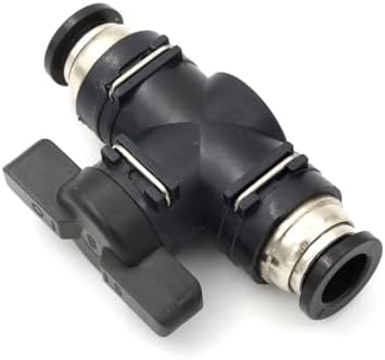 10mm Push to Connect Ball Valve Union Air Flow Control Valve Quick Connect Tube Fittings Pneumatic Valve Air Hose Fittings 15pack - Image 6