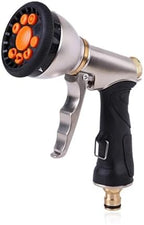 Garden Water Hose Nozzle, Heavy-Duty Metal Nozzle, Durable And Not Easy To Rust, Car Wash, Gardening Watering Tool Nozzles by Unknown