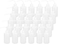 PATIKIL 250ml 8oz Succulent Eyelash Tattoo Wash Bottle, 30 Pcs Plastic Watering Squeeze Bottle Rinse Bottle for Plant Eyelash Extensions Irrigation Lab Gap Cleaning, Clear by PATIKIL