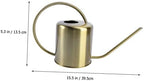 LIOOBO Stainless Steel Long Spout Watering Can Durable Practical Kettle for Indoor and Outdoor Plants for Gardening Enthusiasts Easy to Use and Reusable - Image 2