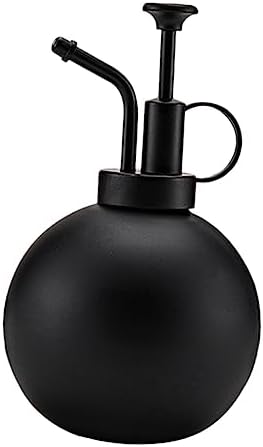 Black Stainless Steel Watering Can 500ml for Flowers and Plants Xmas by FUNOMOCYA