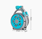 Retractable Garden Hose Reel with 9 Function Nozzle and Watering Set - Image 7