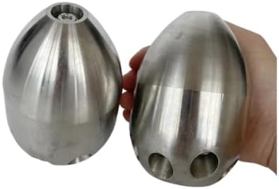 Stainless Steel Sewer Jetter Nozzle, 1" Female, Front 1 Back 8 - Image 5