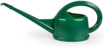 Consolidated Plastics Durable Swiss Watering Can with UV Protection, Ergonomic Handle for Indoor/Outdoor Gardening, Made in Switzerland (2 Liter, Green) by ConsolidatedPlastics