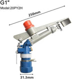 Zinc Alloy FOR Impact Sprinkler 1 Inch Female Thread, Adjustable Lawn Irrigation Sprayer for Farm,130ft Range Water Saving - Image 2