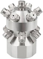 360° Spin Nozzle 13-Hole Multi-Head Linear & Full Cone Spray High Pressure Water for Construction & Tank Cleaning(1.2Female 3.0mm) by Unknown