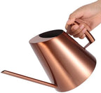 Stainless Steel Indoor Watering Can with Long Spout, Bronze - Image 6