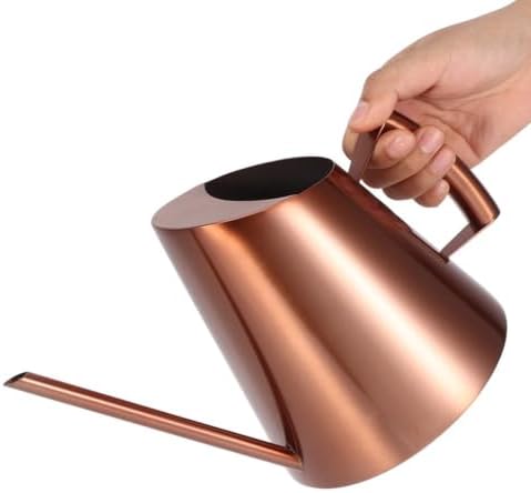 Stainless Steel Indoor Watering Can with Long Spout, Bronze - Image 6