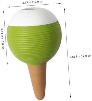 4pcs Plant Watering Globes Self Watering Stakes Red Soil Globe - Image 2