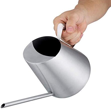 Watering Can, Stainless Steel Watering Can Pot Indoor House Pl Long Spout Watering Can Modern Watering Pot 51oz/1.5L - Image 3