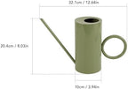 Haofy 1.5L Stainless Steel Watering Can with Long Spout for Indoor Plants, Gentle Watering for Potted Plants - Image 5