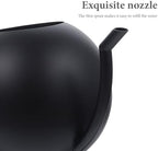 Black Stainless Steel Watering Can, 1l Thin Spout for Plants - Image 3