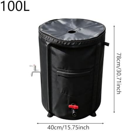 Côllapsible Rain Water Collection Barrel – Portable PVC Storage with Faucet - Image 6