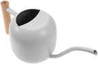Long Spout Watering Can Kettle 1200ml Stainless Steel Vintage by KONTONTY