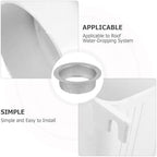 GALPADA 8pcs Rain Gutter Adapter Durable Drainage System for Roof Water Management Easy to Install Gutter Outlet Connector for Efficient Water Flow - Image 3