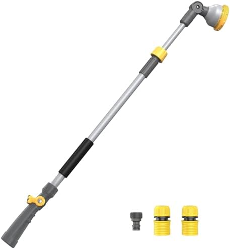VOXON Garden Hose Watering Wand 29-43 Inch Adjustable Spray Wand by VOXON
