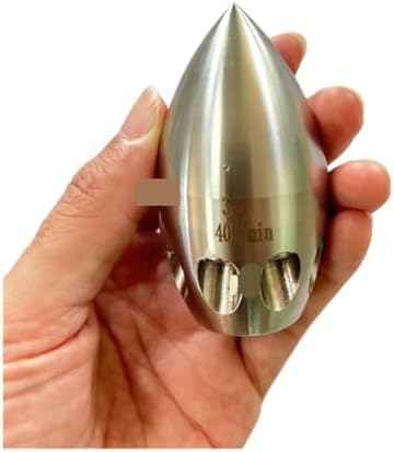 Stainless Steel Sewer Jetter Nozzle, 1" Female, Front 1 Back 8 by Unknown