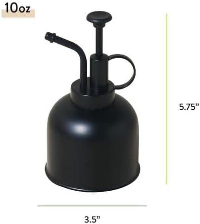 Modern Sprout Plant Mister - 8 oz Indoor Watering Can & Sprayer-Matte Black - Image 2