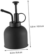 Plant Mister Spray Bottle, for Plants Stainless Steel, Vintage Black - Image 2
