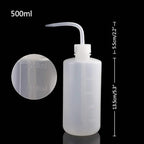6 Pack 500ml Plastic Squirt Bottle Lab Wash Bottle with Angled Spout - Leak for proof LDPE Squeeze Bottle for Tattoo Plant Watering - Image 4