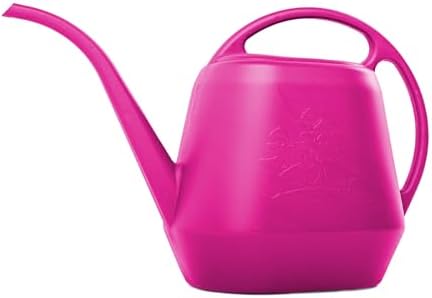 Bloem Aqua Rite 144 oz Plastic Watering Can, Long Spout, Fuchsia, 2-Pack - Image 4