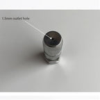 Adjustable Garden Hose Nozzle Sprayer, Elbow and Straight for Easy Watering Directly Spray Silver 5pc - Image 5