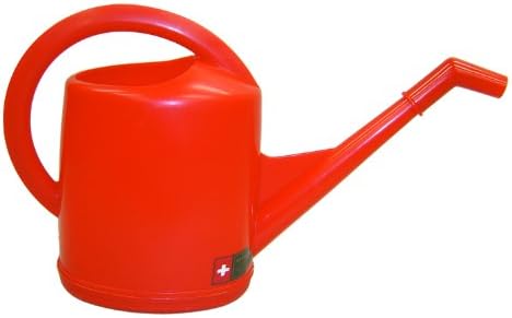 Dramm Premium High Grade Swiss Watering Can, for Indoor/Outdoor House Plants, Vegetables, Flowers, Red, 10 Liter by DRAMM