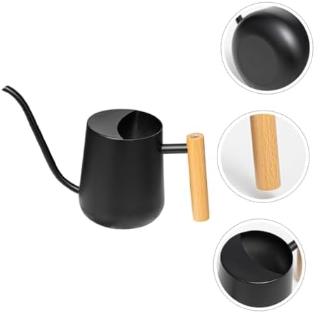 Toddmomy 3pcs Stainless Steel Watering Can Spout Capacity for Indoor Plants and Flowers and Practical Watering Pot Wooden Handle - Image 4