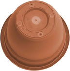 Bloem Ariana 8" Plastic Self-Watering Planter, Terra Cotta, 4-Pack - Image 7