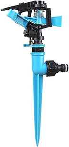 360 Degree Automatic Garden Sprinklers Watering Grass Lawn Rotary Nozzle Rotating Water Sprinkler System Supplies by Unknown