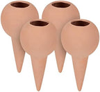 Relaxdays Clay Watering Spikes, Set of 4, Stakes for 1.5 L Plastic Bottles by Relaxdays