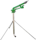 Farm Irrigation Sprinklers On Tripod Base, 360° Heavy-Duty Metal Impulse Sprinkler,Tripod Sprinkler, Large-Area Rotating Rocker Nozzle Lawn Sprayer, for Farms, Orchards by Unknown