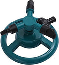 360 Degree Automatic Rotating Watering Grass Lawn Rotary Nozzle Sprinklers 3 Arms Garden Irrigation Supplies Tool by Unknown