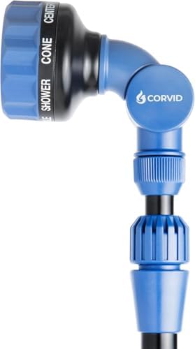 3-Pack Corvid Adjustable Front Trigger Garden Watering Wand, 19-24 Inch Telescoping Hose Nozzle with 8 Spray Patterns, Lightweight Plastic Design for Precise Watering, Cleaning, and Outdoor Use - Image 5