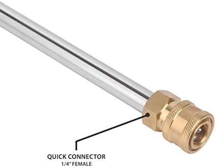 McKillans® Car Pressure Washer Extension Wand - Power Washer Wand Extension for Car Wash - Short Pressure Washer Wand Replacement - Pressure Washer Accessories & Attachments - 1/4” Quick Connect Plug - Image 7
