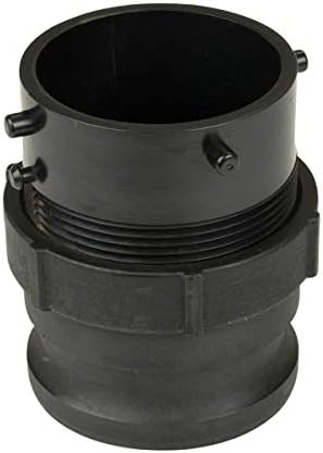 Lippert Components 360785 Waste Master RV Sewer Hose Male Bayonet Fitting Converter , Black by Lippert