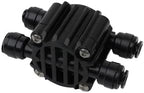Neo-Pure 1/4" Automatic Shut-Off Valve with Quick-Connect Fittings for Reverse Osmosis Systems, RO Water Filtration, Easy Installation, Durable Black Finish - 2 Pack - Image 3