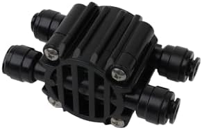 Neo-Pure 1/4" Automatic Shut-Off Valve with Quick-Connect Fittings for Reverse Osmosis Systems, RO Water Filtration, Easy Installation, Durable Black Finish - 2 Pack - Image 3