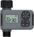 Sprinkler Timer, Programmable Hose Timer Automatic Irrigation Controller System Faucet Timer with Rain Delay/Manual Watering, Digital Irrigation Timer System for Lawns, 1 Outlet Black by Unknown