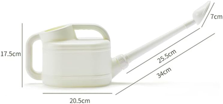 Watering Can for Indoor & Outdoor Plants, Long Spout Watering Can with Stainless Steel Shower Head 4 L/1 Gallon (White) - Image 2