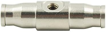 25pcs Nickel Plated Brass Push to Connect Fitting For High Pressure Misting System, Misting Coupling Slip Lock (One Hole), 1/4" Tube OD, Straight Union - Image 4