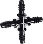 Garden Hose Quick Connect 8/11 Hose Tee Water Divider 3/8" 4-way Cross Connector Garden Water Pipe Irrigation Tee Barb Drip Irrigation Accessories 100 Pieces (Color : 1/8" to 3/8" Two way) - Image 6