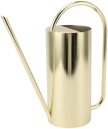 1500ml Stainless Steel Plants Watering Can, Sturdy Rust Proof Long Spout Watering Kettle Pot, Large Capacity Gardening Supplies, Elegant Design for Indoor and Outdoor Use (Golden) - Image 3