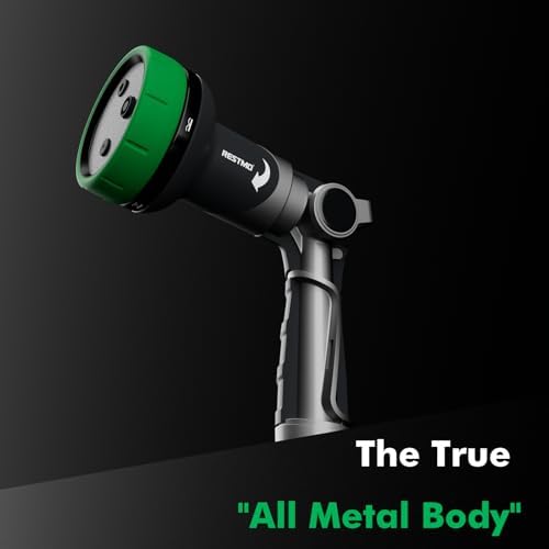 RESTMO Heavy Duty Garden Hose Nozzle, Multi-Angle Hose Spray Nozzle - Image 6